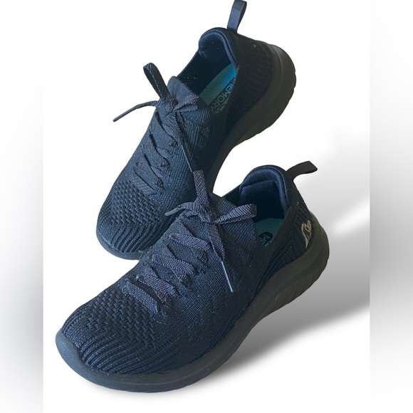 SKECHERS Ultra Flex 2.0 30277L-BBK Black Skechers-Knit Slip On Sneakers … - Picture 1 of 12